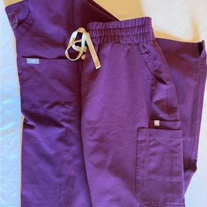 FIGS Scrubs Set Dark Purple